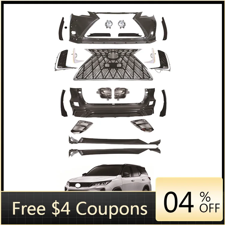 High quality hot sellingCar Accessories Body Kit for ToyotaS Fortuner 2016-2020 Upgrade to LexusS Body Kits
High quality hot sellingCar Accessories Body Kit for ToyotaS Fortuner 2016-2020 Upgrade to LexusS Body Kits