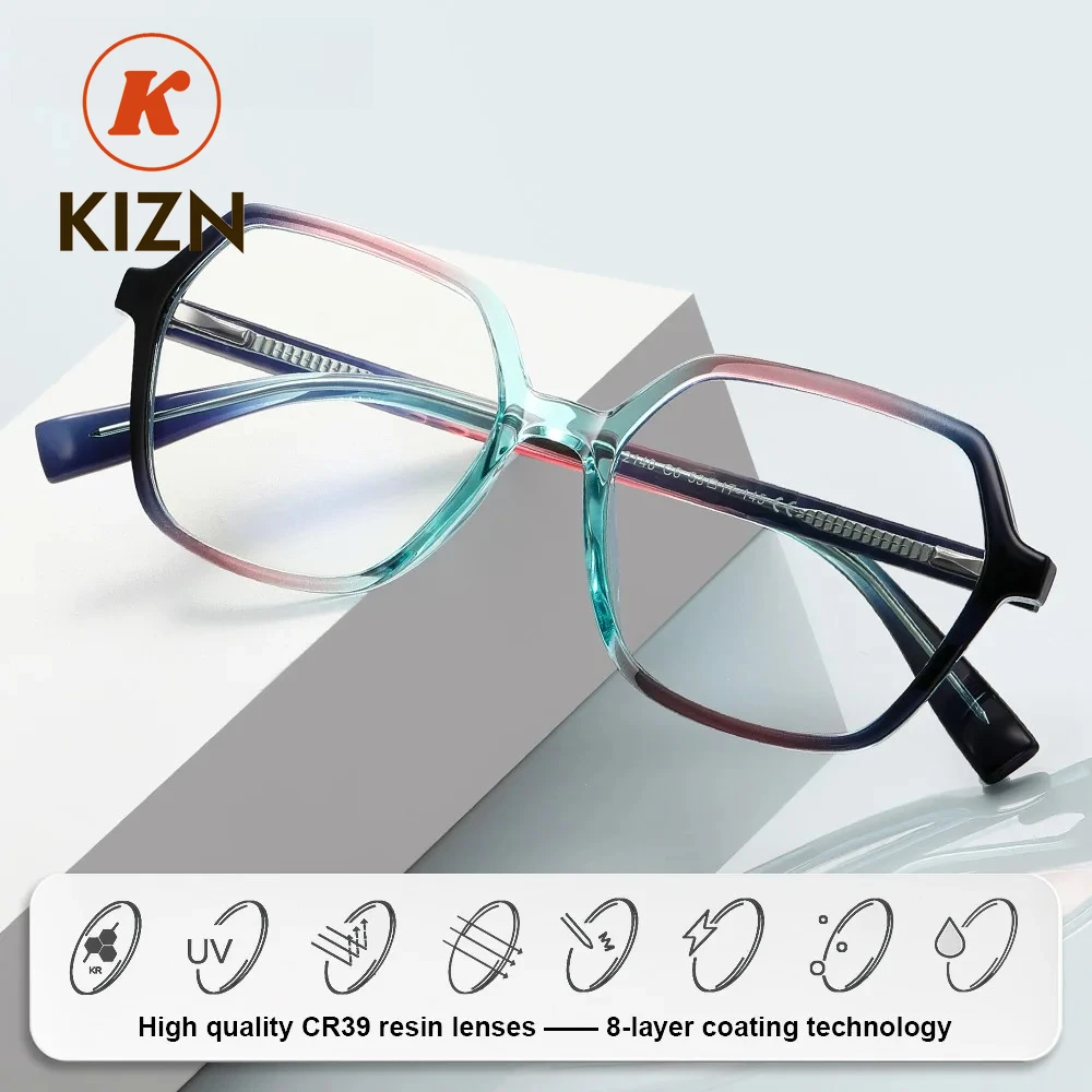 KIZN New Fashion Geometric Glasses Women High Frame Myopia Reading Quality Anti Blue Light Photochromic Prescription Eyeglasses
KIZN New Fashion Geometric Glasses Women High Frame Myopia Reading Quality Anti Blue Light Photochromic Prescription Eyeglasses