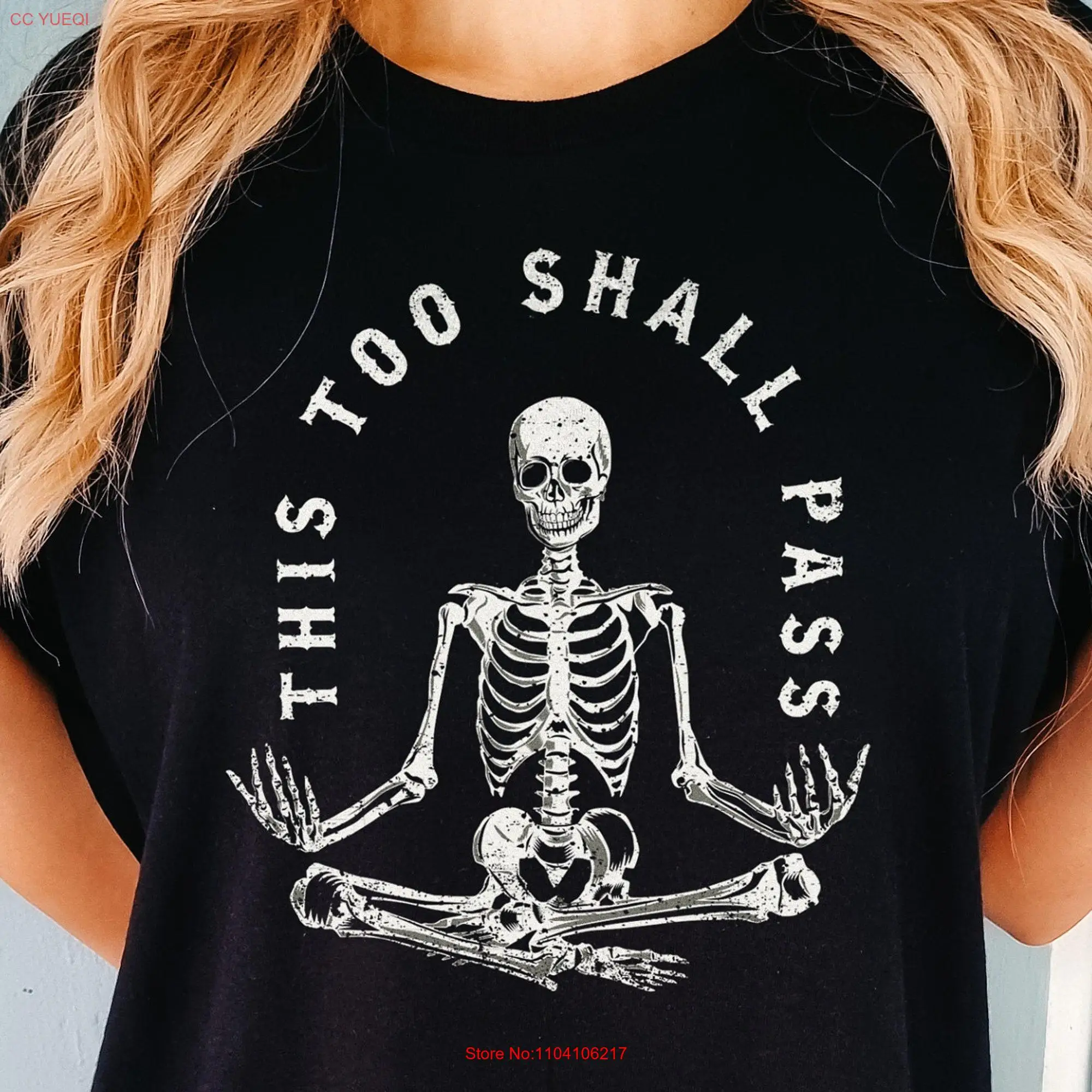 Футболка с надписью «This Too Must Pass Skeleton», женская футболка с длинными или короткими рукавами для медитации и йоги
Футболка с надписью «This Too Must Pass Skeleton», женская футболка с длинными или короткими рукавами для медитации и йоги