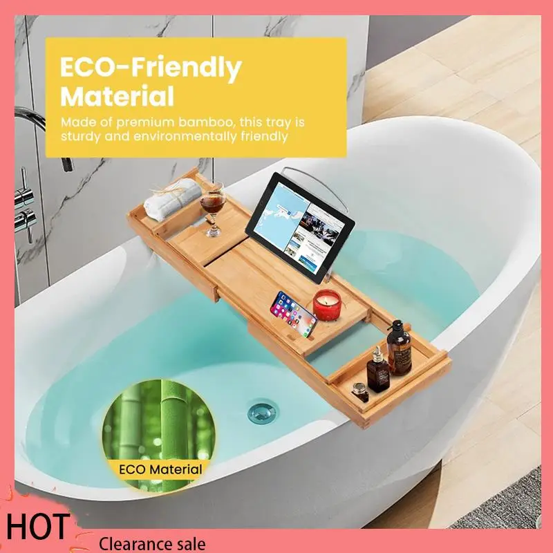 A88Z 1 шт. бамбуковый расширяемый поднос для ванны, доска для хранения ванны с мобильным телефоном, планшетом и держателем для винных книг B 
A88Z 1 шт. бамбуковый расширяемый поднос для ванны, доска для хранения ванны с мобильным телефоном, планшетом и держателем для винных книг B