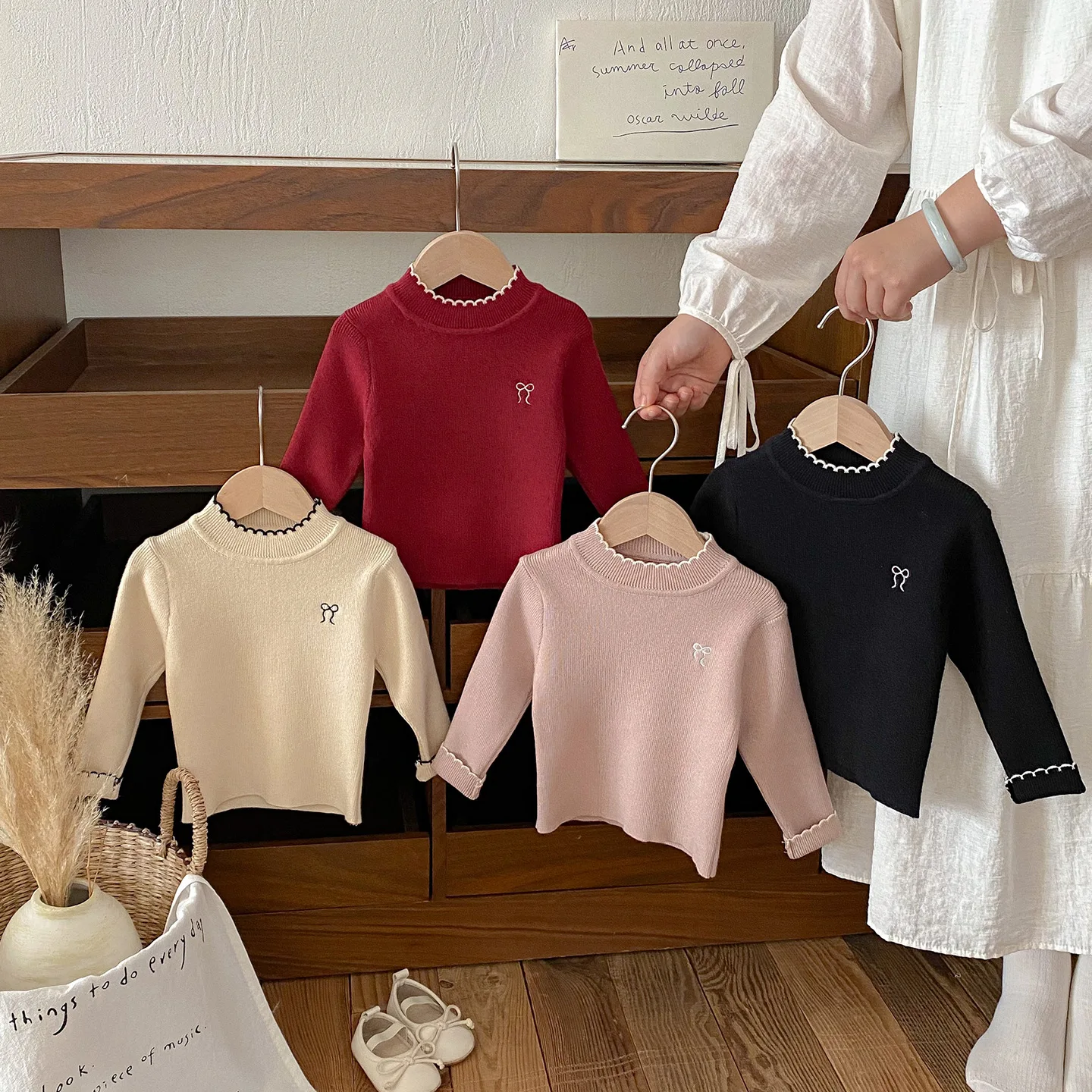 Infant Baby Girls Sweater Winter New Knited Butterfly Bow Toddler Girls Undershirt Casual Versatile Warm Newborn Girls Knitwear
Infant Baby Girls Sweater Winter New Knited Butterfly Bow Toddler Girls Undershirt Casual Versatile Warm Newborn Girls Knitwear