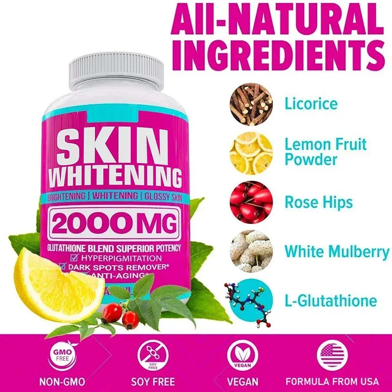 1 bottle of glutathione capsule regulates endocrine function lifts skin tightens and balances nutrition is a health food
1 bottle of glutathione capsule regulates endocrine function lifts skin tightens and balances nutrition is a health food