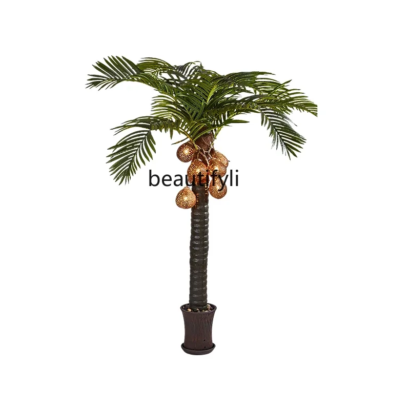Southeast Asian Style Hollow Coconut Tree Floor Lamp Hallway Corridor and Aisle Lighting
Southeast Asian Style Hollow Coconut Tree Floor Lamp Hallway Corridor and Aisle Lighting