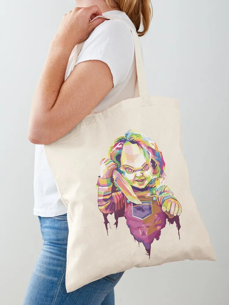 Chucky in Vector Art Style Tote Bag Shopper handbag Fabric bag shopper bag woman eco folding
Chucky in Vector Art Style Tote Bag Shopper handbag Fabric bag shopper bag woman eco folding