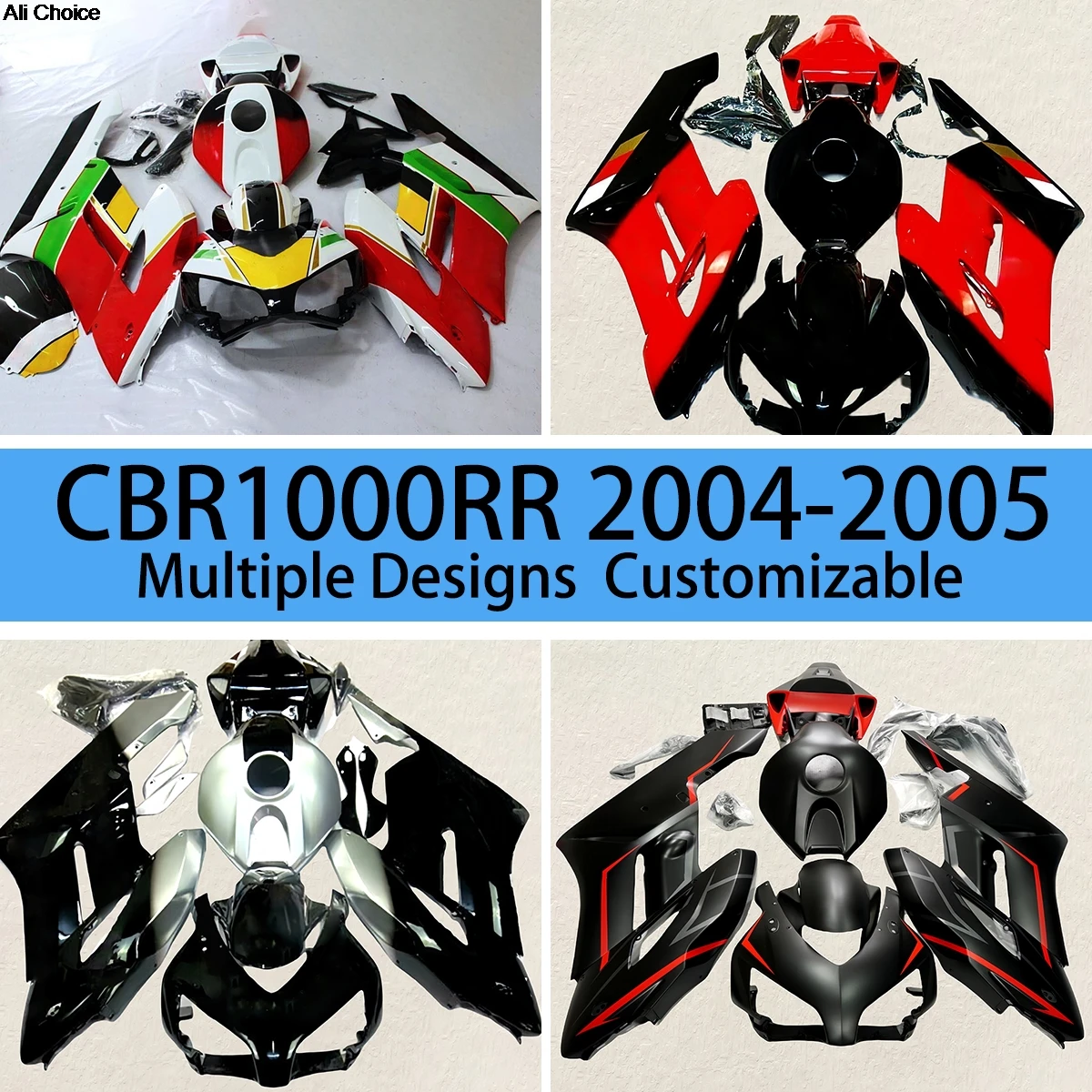 Motorcycle Fairing Kit CBR1000RR 2004 2005 ABS Complete Fairings Bodywork for HONDA CBR 1000RR 04 05
Motorcycle Fairing Kit CBR1000RR 2004 2005 ABS Complete Fairings Bodywork for HONDA CBR 1000RR 04 05