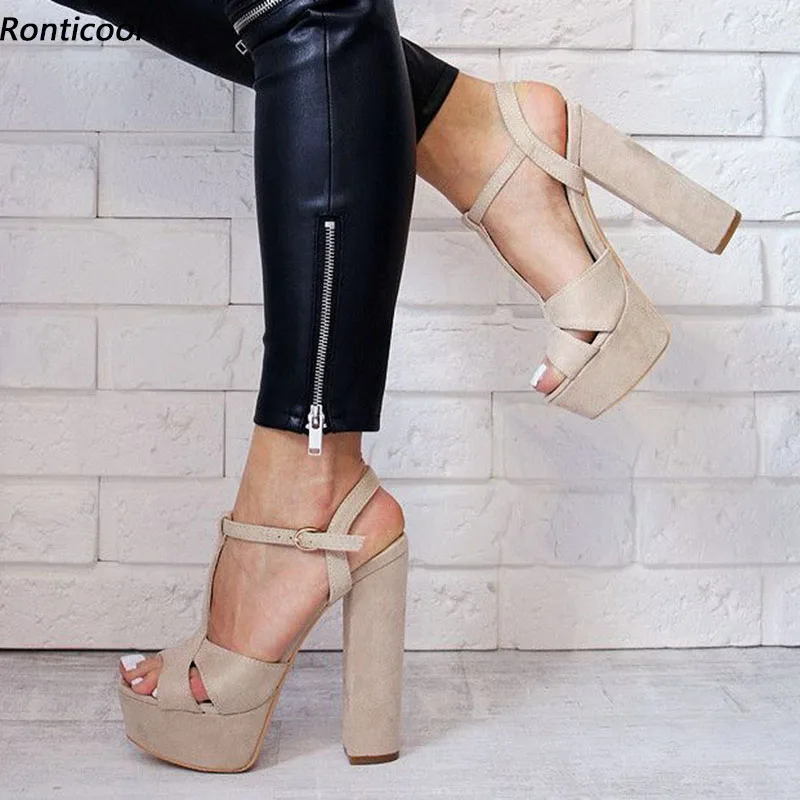 Ronticool/женские летние сандалии с Т-образным ремешком, замшевые туфли на массивном каблуке с круглым носком, красивые абрикосовые вечерние туфли, женские размеры США, большие размеры 5-20
Ronticool/женские летние сандалии с Т-образным ремешком, замшевые туфли на массивном каблуке с круглым носком, красивые абрикосовые вечерние туфли, женские размеры США, большие размеры 5-20