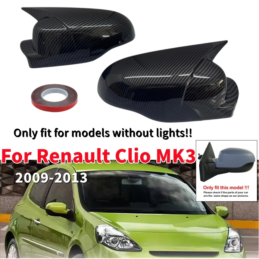 Pair Car Side Rearview Mirror Cover For Renault Clio MK3 2009 2010 2011-2013 ABS Miiror Wing Cap Exterior Door Trim Caps
Pair Car Side Rearview Mirror Cover For Renault Clio MK3 2009 2010 2011-2013 ABS Miiror Wing Cap Exterior Door Trim Caps