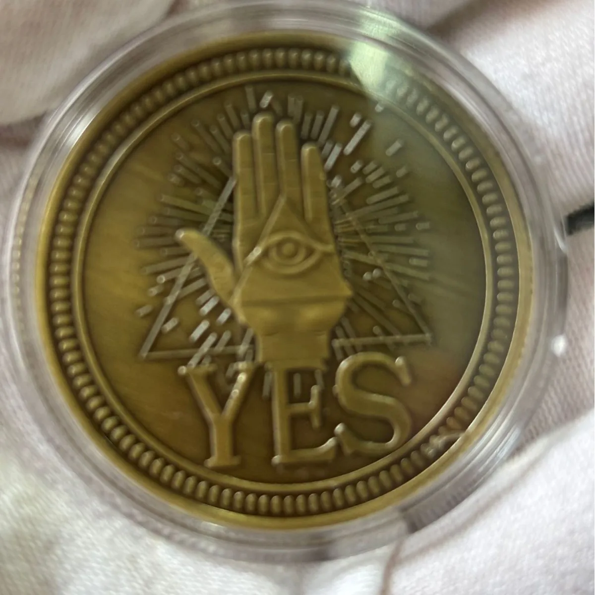 Decision Coin YES NO Magic Toy Lucky Commemorative Coin Metal Craft Collectible Piece
Decision Coin YES NO Magic Toy Lucky Commemorative Coin Metal Craft Collectible Piece