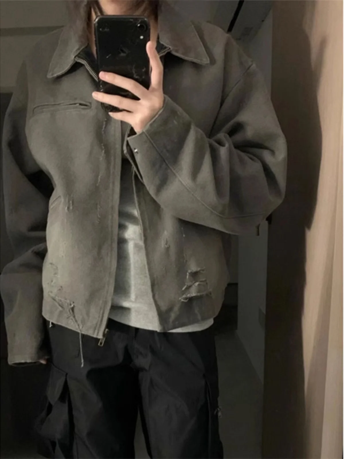 Мужская куртка Cleanfit Harrington: весенне-осеннее пилотское пальто в стиле барокко, на молнии, с длинными рукавами
Мужская куртка Cleanfit Harrington: весенне-осеннее пилотское пальто в стиле барокко, на молнии, с длинными рукавами