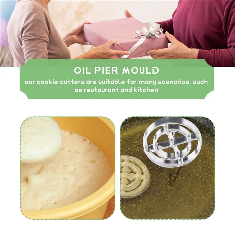 ABAH-Achappam Mold Bunuelos Mold с ручкой, набор розетки, сердце, звезда, круг, квадратная форма для печенья для кухонной выпечки, жареная
ABAH-Achappam Mold Bunuelos Mold с ручкой, набор розетки, сердце, звезда, круг, квадратная форма для печенья для кухонной выпечки, жареная