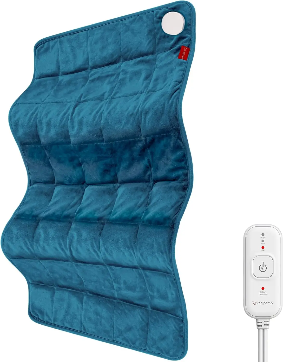 Weighted Heating Pad for Back & Period, Extra Large Electric Heat Pad, 3.5 lb, 2H Auto-Off, 17x33
Weighted Heating Pad for Back & Period, Extra Large Electric Heat Pad, 3.5 lb, 2H Auto-Off, 17x33
