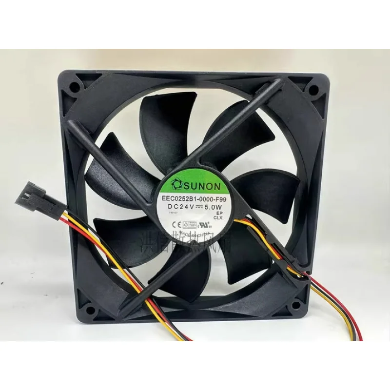 HJY 1-piece SUNON EEC0252B1-0000-F99 DC24V 5.0W 3-wire cooling fan 120*25mm
HJY 1-piece SUNON EEC0252B1-0000-F99 DC24V 5.0W 3-wire cooling fan 120*25mm