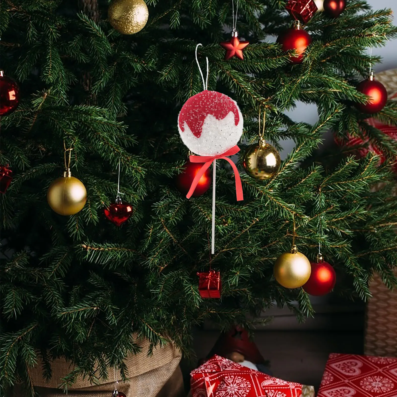 Holiday 25Cm Christmas Tree Decor Lollipop Style Hanging Ornament Festive Home Party Scene Setting Decoration Craft
Holiday 25Cm Christmas Tree Decor Lollipop Style Hanging Ornament Festive Home Party Scene Setting Decoration Craft