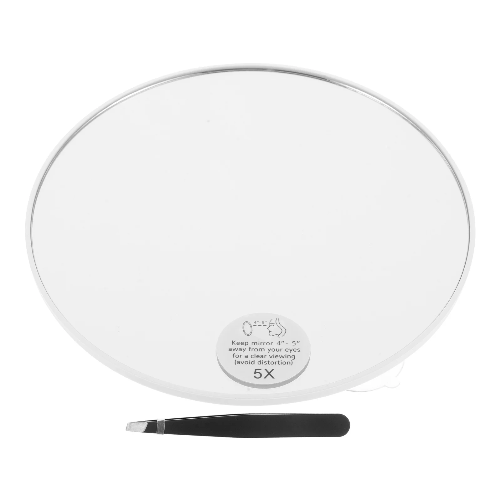 Vanity Mirror Compact Travel Makeup Magnifying with Suction Cups Car Wall Mounted White
Vanity Mirror Compact Travel Makeup Magnifying with Suction Cups Car Wall Mounted White