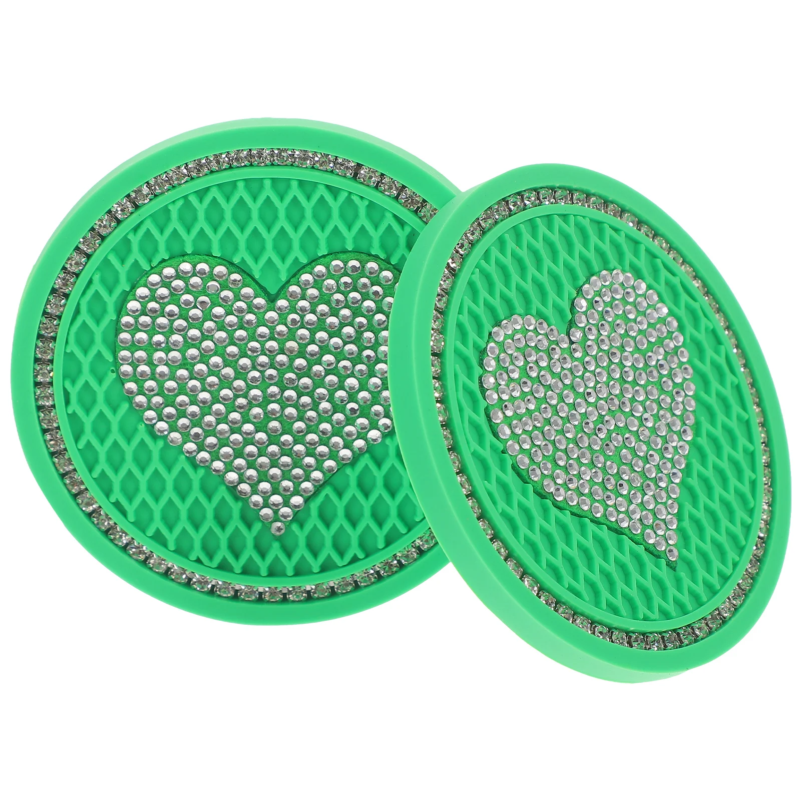2 Pcs Water Coaster Coasters for Drinks Cup Mat Interior Mats Table Rhinestones Desk Pad
2 Pcs Water Coaster Coasters for Drinks Cup Mat Interior Mats Table Rhinestones Desk Pad