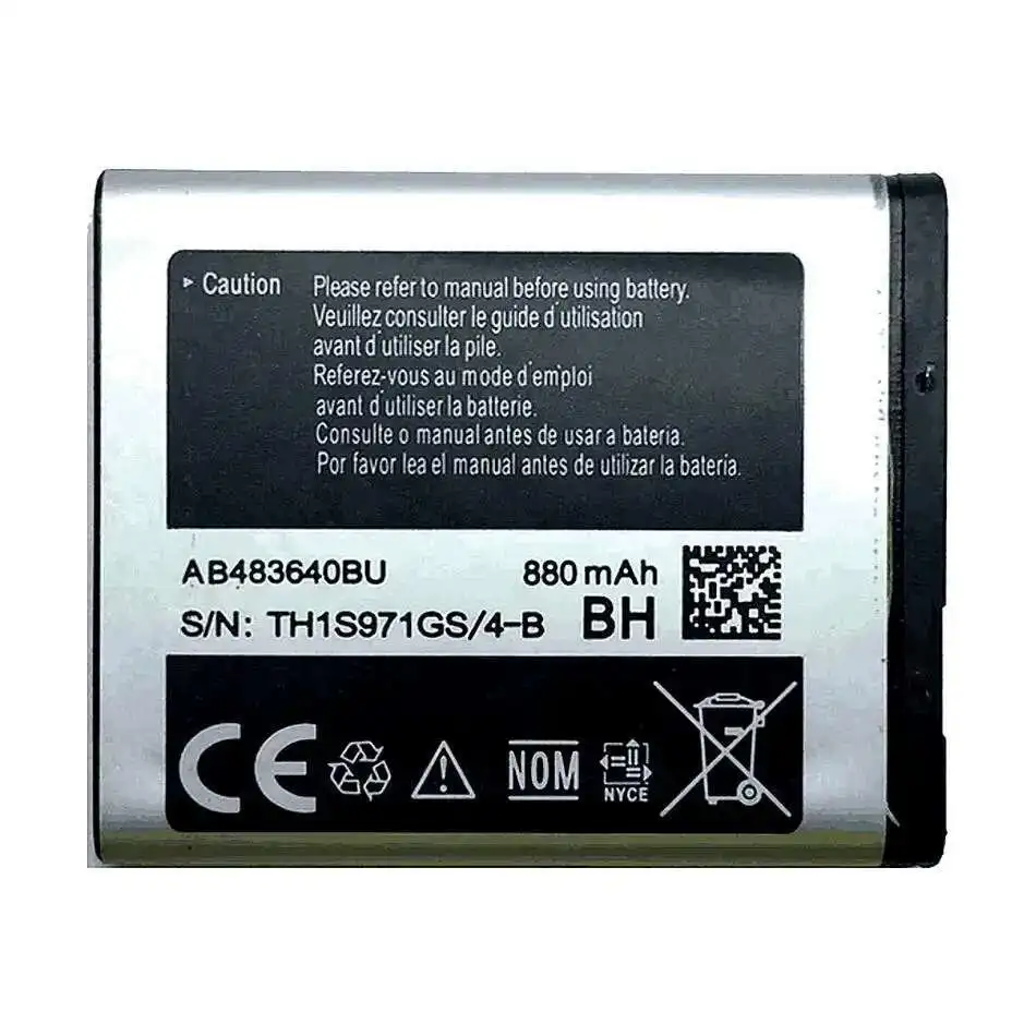 Аккумулятор AB483640BU 880 мАч для Samsung J600 J608 C3050C S7350C F619 C3050 E740 E748 F110 F118 G618 L600 L608 B3210 M519
Аккумулятор AB483640BU 880 мАч для Samsung J600 J608 C3050C S7350C F619 C3050 E740 E748 F110 F118 G618 L600 L608 B3210 M519