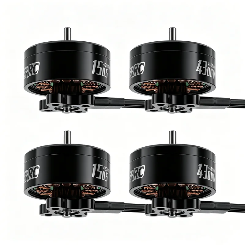 GEPRC SPEEDX2 1505 Tiny FPV Motor 4PCS Per Set 4300KV 4S Wear Resistant
GEPRC SPEEDX2 1505 Tiny FPV Motor 4PCS Per Set 4300KV 4S Wear Resistant