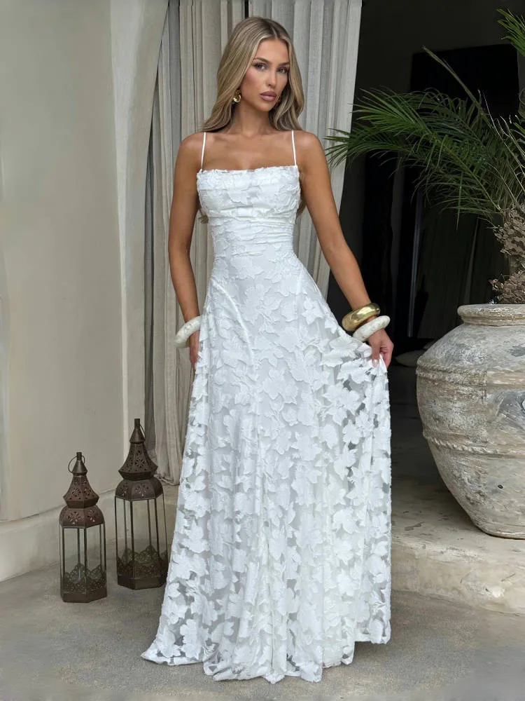 Absobe Chiffon Patchwork Jacquard Evening Dress Women Spaghetti Strap Backless Tie A-Line Elegant Sexy Maxi Dress Party Vestido
Absobe Chiffon Patchwork Jacquard Evening Dress Women Spaghetti Strap Backless Tie A-Line Elegant Sexy Maxi Dress Party Vestido