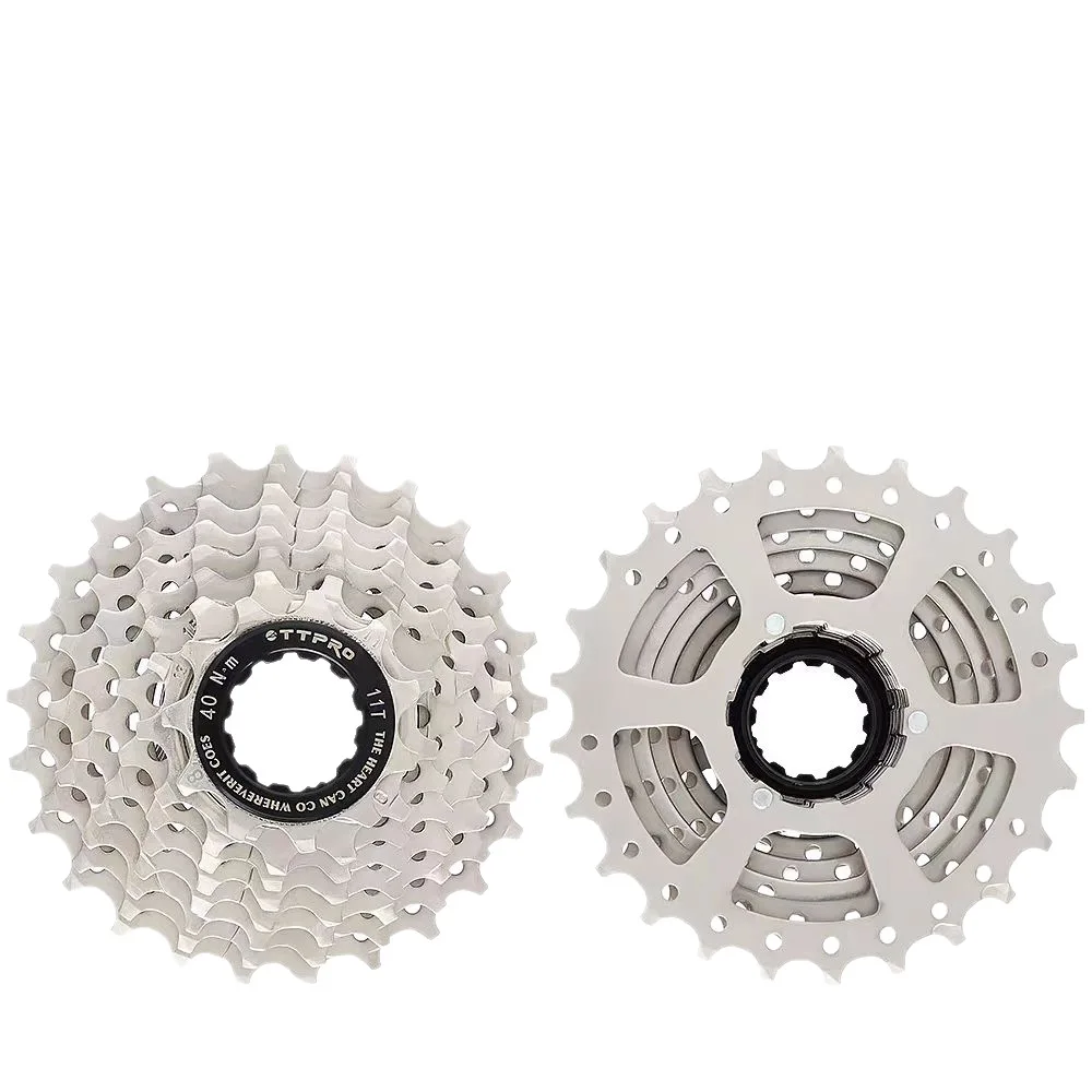 TTPRO8/9/10/11 Speed Road Bike Cassette 11V 23T/25T/28T/30T/32T/34T/36T Bicycle Freewheel K7 10S Flywheel for HG Hub
TTPRO8/9/10/11 Speed Road Bike Cassette 11V 23T/25T/28T/30T/32T/34T/36T Bicycle Freewheel K7 10S Flywheel for HG Hub