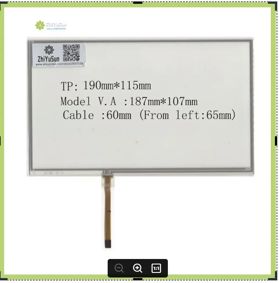 ZhiYuSun 190 мм * 115 мм AT 1130, совместимое стекло сенсорного экрана 191*115 для GPS, совместимое с тактами, использование сенсорного стекла GPS
ZhiYuSun 190 мм * 115 мм AT 1130, совместимое стекло сенсорного экрана 191*115 для GPS, совместимое с тактами, использование сенсорного стекла GPS