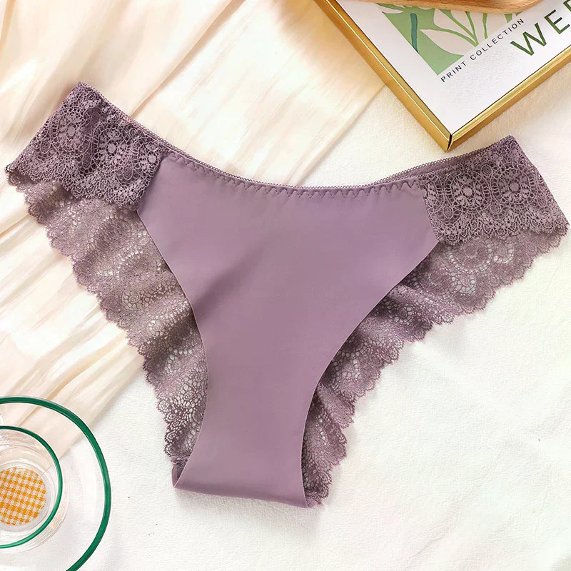 Sweet Women's Panties Silk Satin Underwear Lace Sexy Lingerie Breathable Briefs Soft Comfortable Panty
Sweet Women's Panties Silk Satin Underwear Lace Sexy Lingerie Breathable Briefs Soft Comfortable Panty