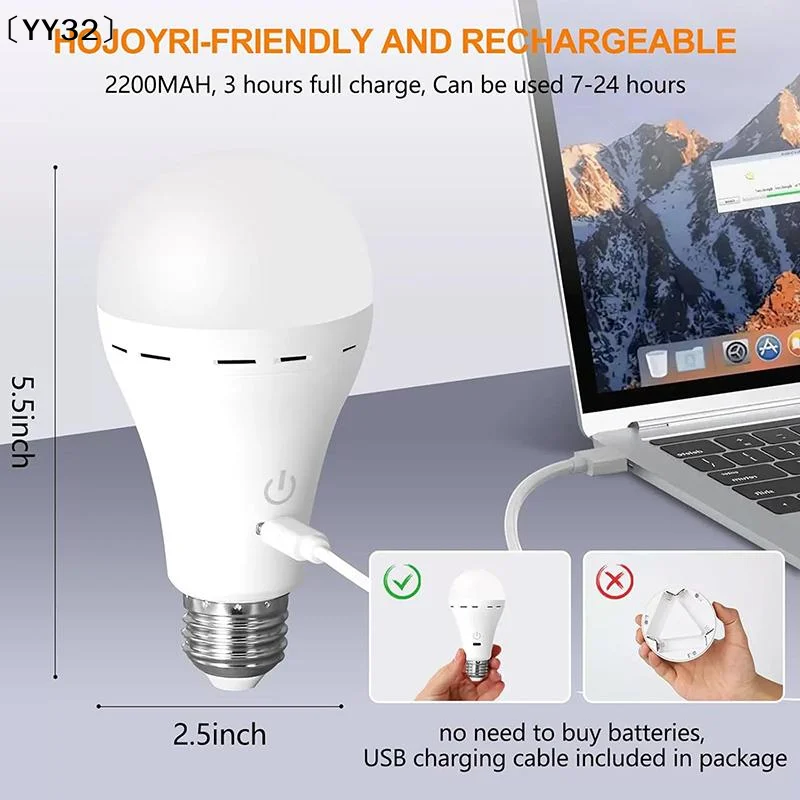 E26/E27 Cordless USB Rechargeable Light Bulbs With Remote Control 2000mAh Battery Operated Light Bulb Lamps Dimmable/Timer〔YY32〕
E26/E27 Cordless USB Rechargeable Light Bulbs With Remote Control 2000mAh Battery Operated Light Bulb Lamps Dimmable/Timer〔YY32〕