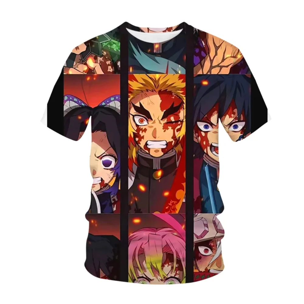 New Anime Demon Slayer 3D Print Men Women T-shirt Summer Casual O-Neck Short-sleeved Personality Harajuku Unisex Streetwear
New Anime Demon Slayer 3D Print Men Women T-shirt Summer Casual O-Neck Short-sleeved Personality Harajuku Unisex Streetwear