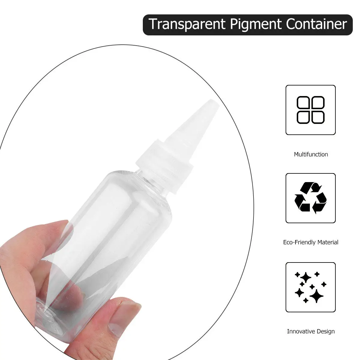 1Set Transparent Pigment Dispenser Bottle Plastic Squeeze Bottle Empty Liquid Container Sample Storage Bottles
1Set Transparent Pigment Dispenser Bottle Plastic Squeeze Bottle Empty Liquid Container Sample Storage Bottles