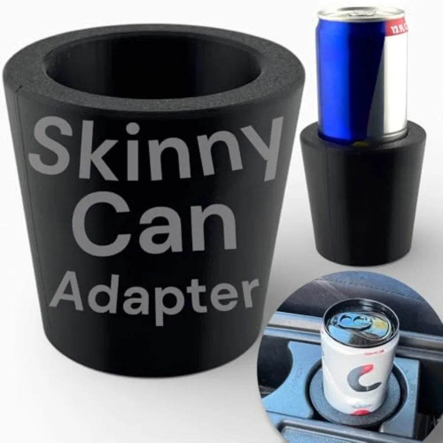 Slim Can Cup Holder Insert Adapter for Car Fits 8.4oz and 12oz Skinny Cans Reversible Wiggle-Free Design Heat-Resistant Compati
Slim Can Cup Holder Insert Adapter for Car Fits 8.4oz and 12oz Skinny Cans Reversible Wiggle-Free Design Heat-Resistant Compati