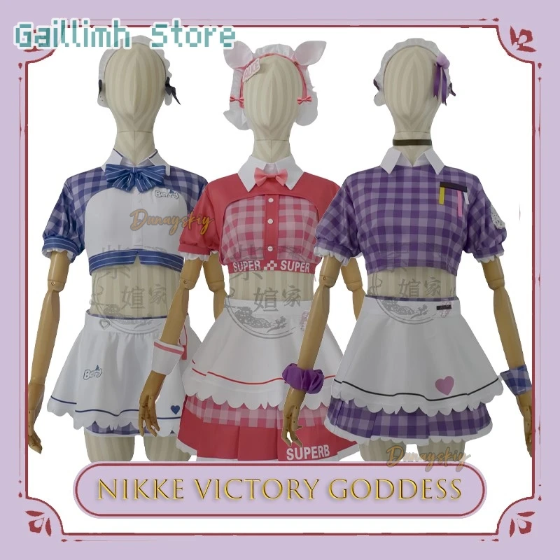 NIKKE Victory Goddess Crepe Collaboration Alice Naja Tia Maid Косплей 코스프레 Аниме Персонаж Наряд Хэллоуин Ролевая игра Kawaii
NIKKE Victory Goddess Crepe Collaboration Alice Naja Tia Maid Косплей 코스프레 Аниме Персонаж Наряд Хэллоуин Ролевая игра Kawaii
