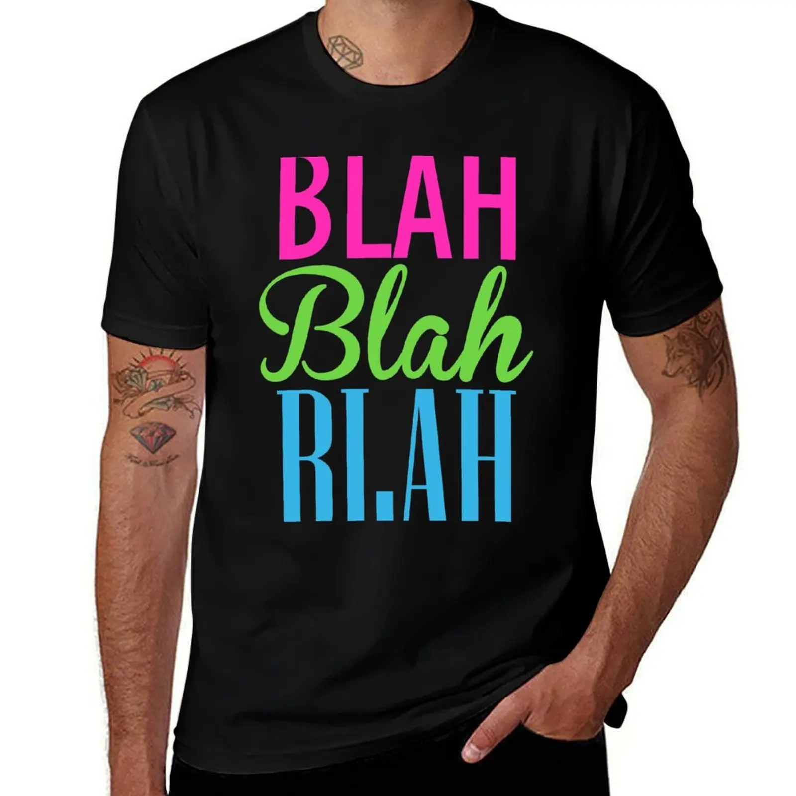 Blah Blah Blah T-Shirt Luxury man quick-drying hippie clothes man t shirt mens cotton t shirts
Blah Blah Blah T-Shirt Luxury man quick-drying hippie clothes man t shirt mens cotton t shirts