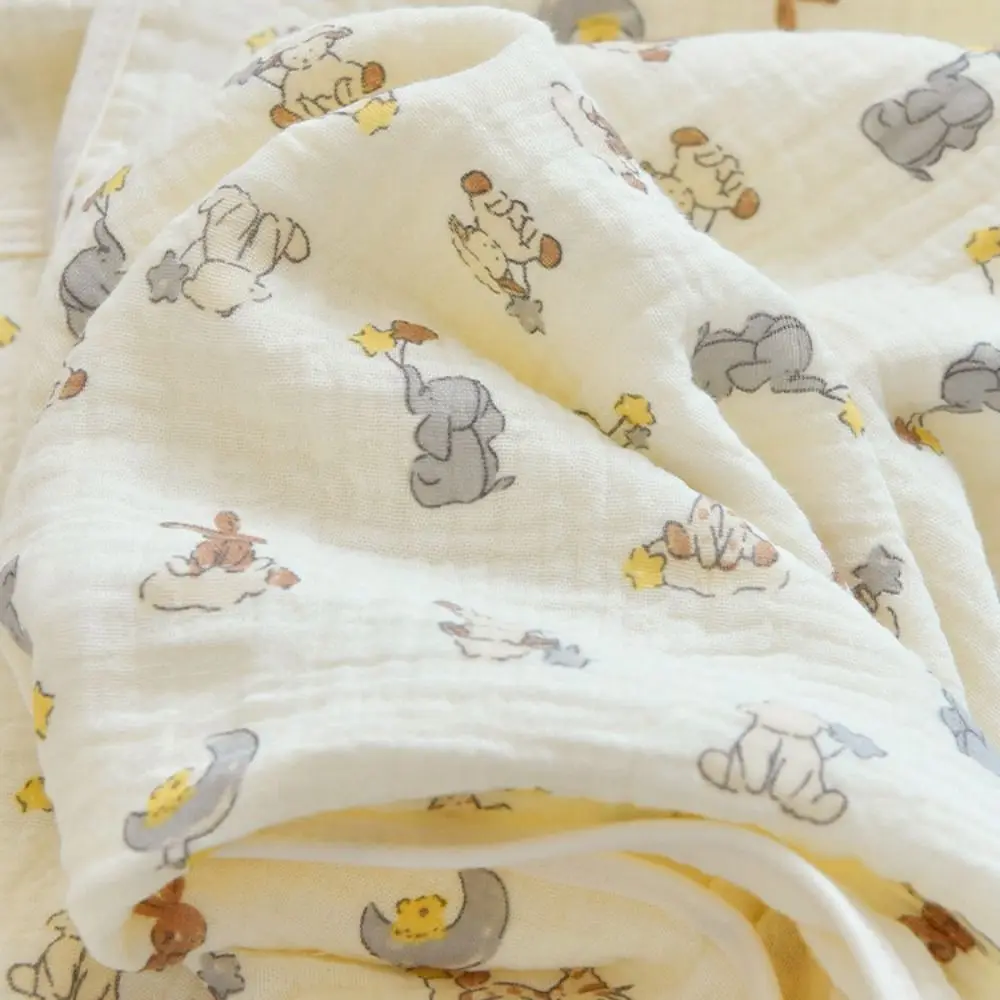 Bear Printed Infant Hooded Towel Wrap Blanket Single Layer Soft Texture Baby Swaddle Cloth Breathable Material Cloak
Bear Printed Infant Hooded Towel Wrap Blanket Single Layer Soft Texture Baby Swaddle Cloth Breathable Material Cloak
