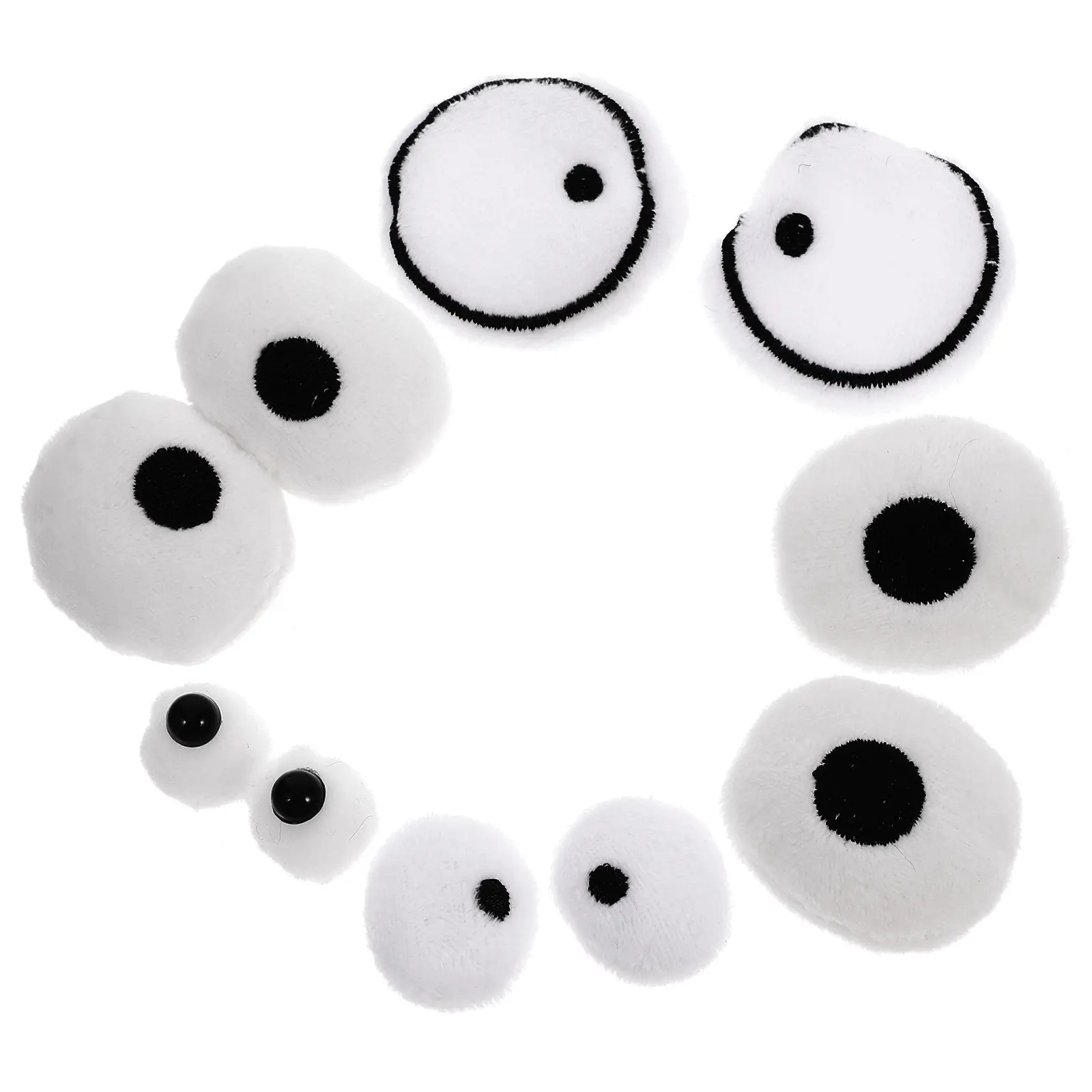 5Pairs Decor Eyes for DIY Stuffed Animal Projects Lightweight Round Craft Safety Eyes Easy to Attach Strong Seal for Long Term
5Pairs Decor Eyes for DIY Stuffed Animal Projects Lightweight Round Craft Safety Eyes Easy to Attach Strong Seal for Long Term