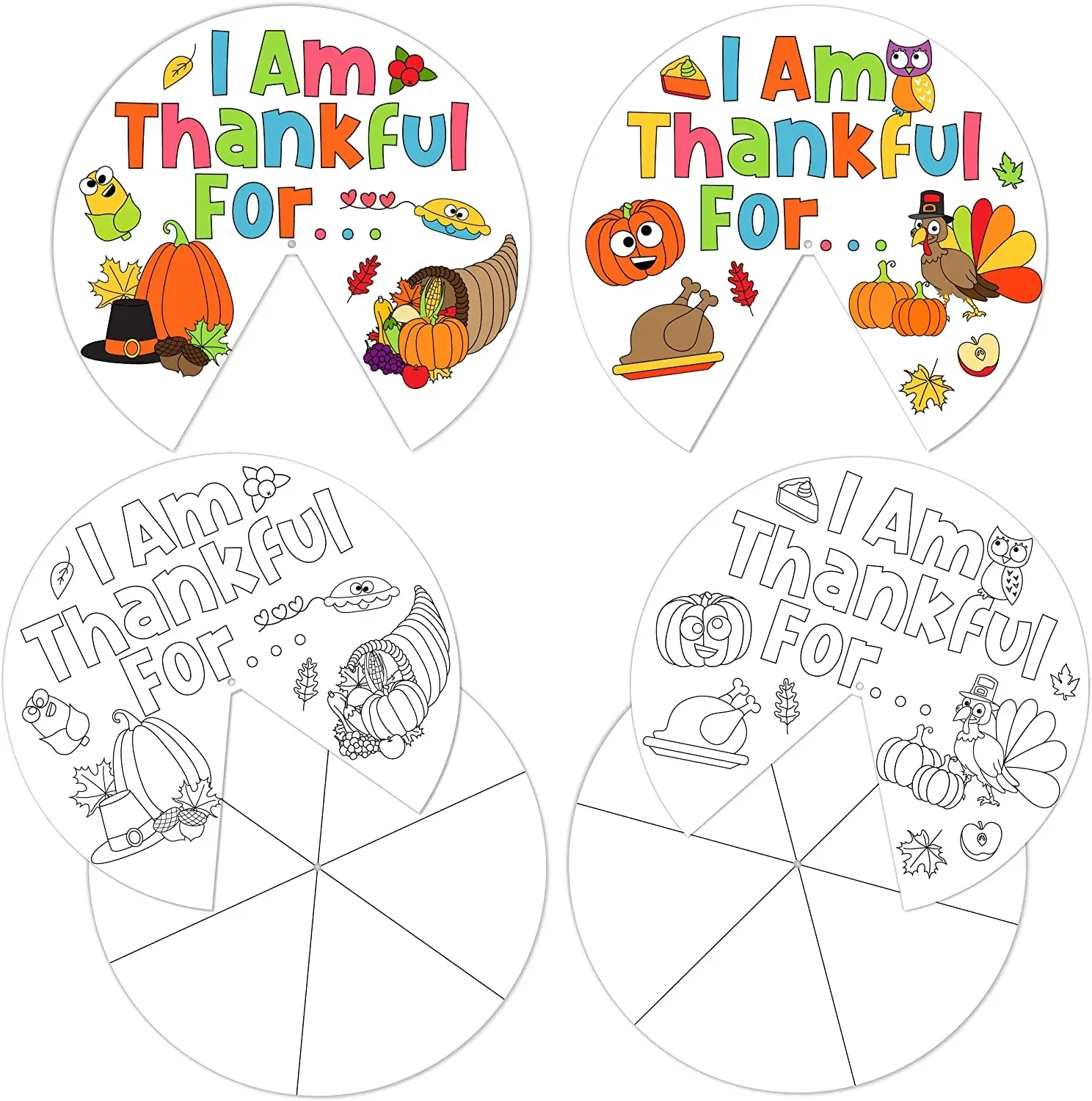 FANGLELAND Thanksgiving Crafts for Kids Color Your Own I Am Thankful for Religious Wheel Craft Kit DIY Gift Holiday Activities
FANGLELAND Thanksgiving Crafts for Kids Color Your Own I Am Thankful for Religious Wheel Craft Kit DIY Gift Holiday Activities