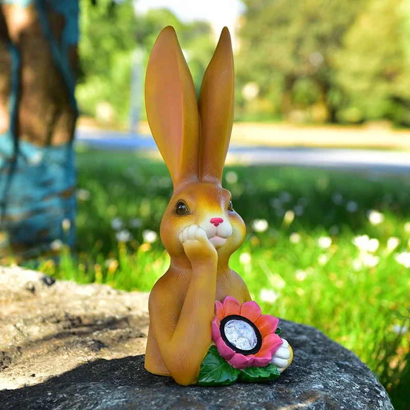 Creative cartoon rabbit solar light garden decoration ornament outdoor lawn courtyard yard
Creative cartoon rabbit solar light garden decoration ornament outdoor lawn courtyard yard