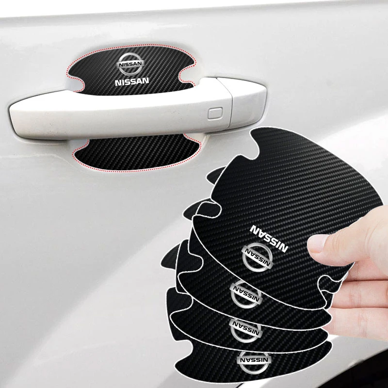 Carbon fiber Car Door Handle Bowl Protection Stickers For Nissan Qashqai X J10 J11 Trail Tiida Teana Skyline Juke X-trail Almera
Carbon fiber Car Door Handle Bowl Protection Stickers For Nissan Qashqai X J10 J11 Trail Tiida Teana Skyline Juke X-trail Almera