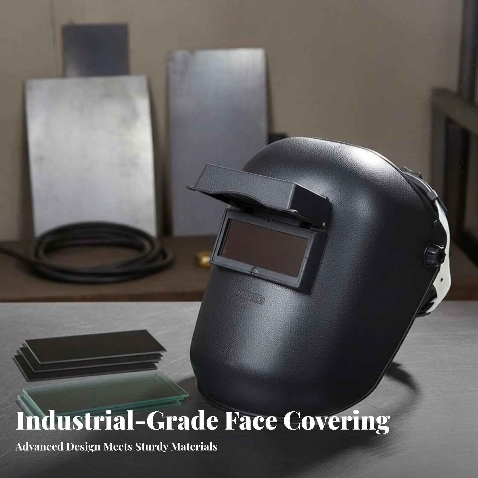 Head-Mounted Metalworking Helmet Hands-Unrestricted Design Flip-up Metalworking Face Shield Safety Gear Long-Lasting Lightweight
Head-Mounted Metalworking Helmet Hands-Unrestricted Design Flip-up Metalworking Face Shield Safety Gear Long-Lasting Lightweight