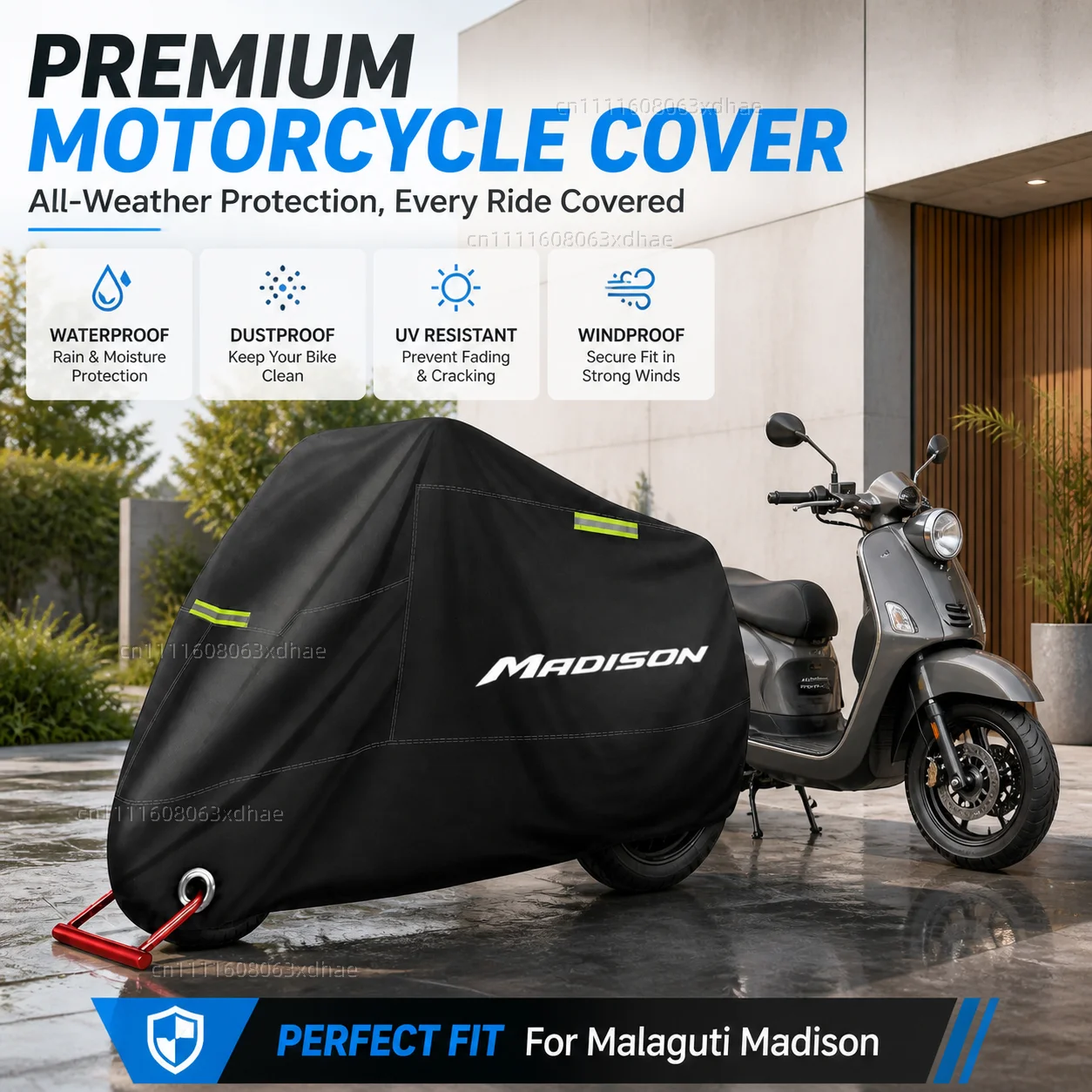 All Season Motorcycle Cover Rainproof Dustproof UV Protection 190T Oxford Cloth For For Malaguti Madison 2000-2015
All Season Motorcycle Cover Rainproof Dustproof UV Protection 190T Oxford Cloth For For Malaguti Madison 2000-2015