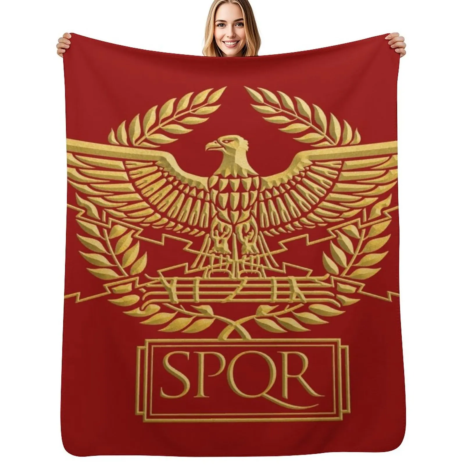 Gold Roman Aquila Eagle SPQR Throw Blanket Sofas Sofa Throw Sofa valentine gift ideas Blankets
Gold Roman Aquila Eagle SPQR Throw Blanket Sofas Sofa Throw Sofa valentine gift ideas Blankets