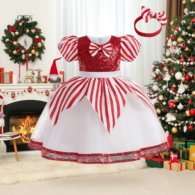 Bow Tie Christmas Dress for Girls, Elegant Party Gown for Kids, Festive Holiday Outfit
Bow Tie Christmas Dress for Girls, Elegant Party Gown for Kids, Festive Holiday Outfit