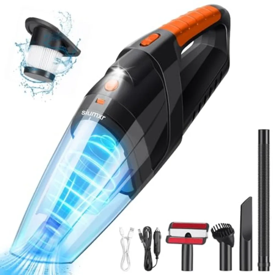 Handheld Vacuum Cordless, Powerful Suction 30Mins Long Runtime, Dust Busters Cordless Rechargeable with Two Washable Filters, W
Handheld Vacuum Cordless, Powerful Suction 30Mins Long Runtime, Dust Busters Cordless Rechargeable with Two Washable Filters, W