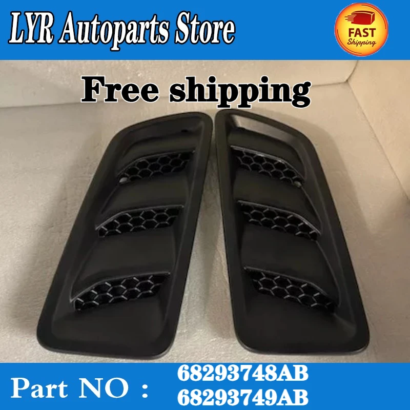 High quality For 2018-2024 Jeep Wrangler Driver Left OR Right Air Inlet Hood Bezel Set 68293748AB 68293749AB 68293748AD
High quality For 2018-2024 Jeep Wrangler Driver Left OR Right Air Inlet Hood Bezel Set 68293748AB 68293749AB 68293748AD