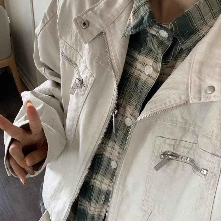 2025 new washed old deconstruction stand up collar denim jacket men's style American design feeling canvas zipper jacket trendy
2025 new washed old deconstruction stand up collar denim jacket men's style American design feeling canvas zipper jacket trendy