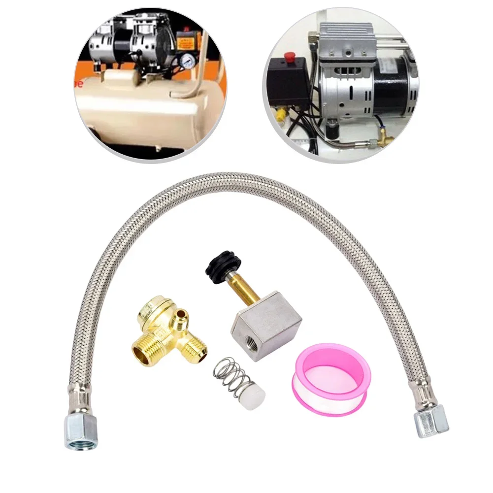 5pcs/set Air Compressor Check Valve Kit 14x1.5mm External Thread Replacement Parts For Air Pump Easy Installation
5pcs/set Air Compressor Check Valve Kit 14x1.5mm External Thread Replacement Parts For Air Pump Easy Installation