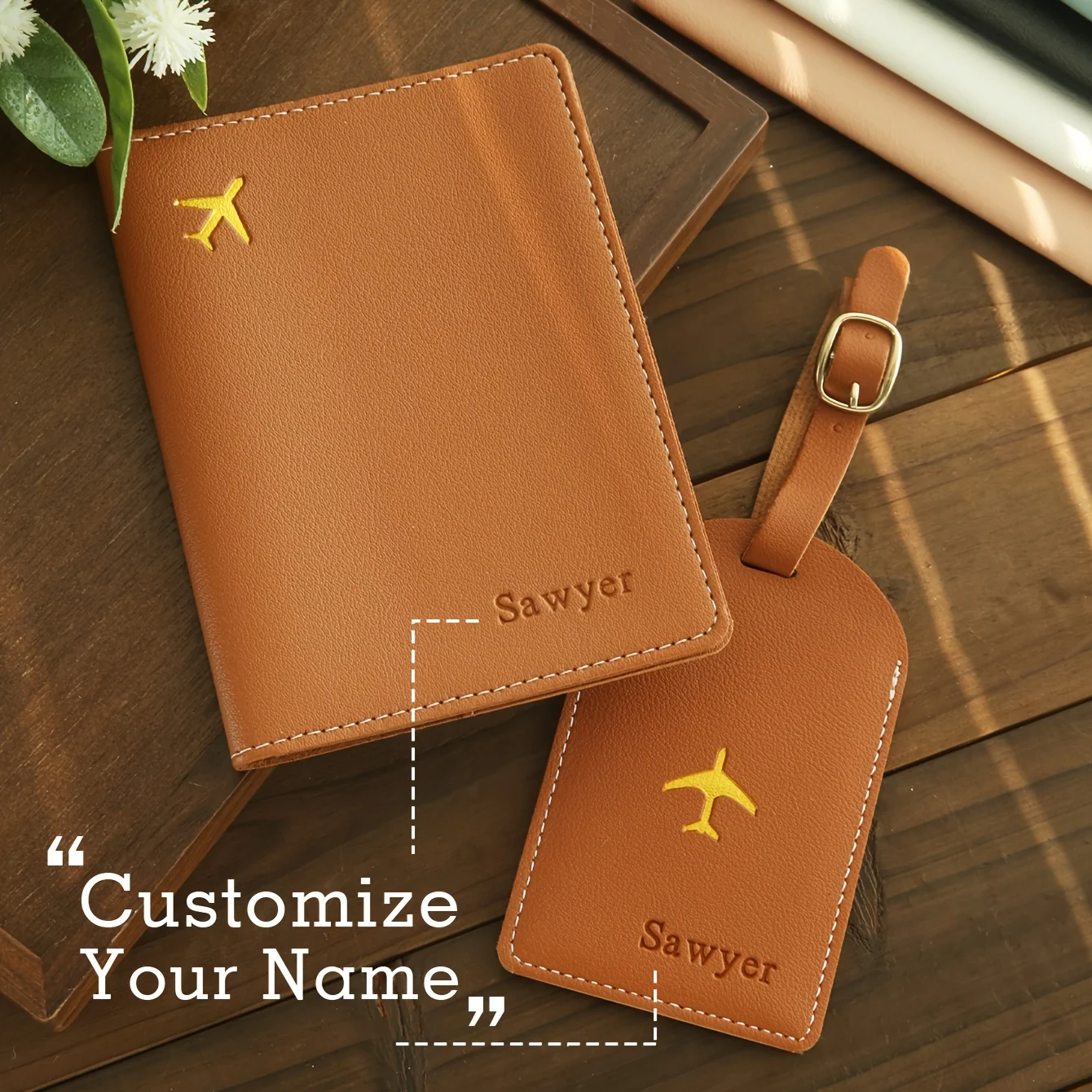 Personalized Artificial Leather Passport Holder Custom Name Foldable Lightweight Luggage Tag Ideal for Outings and Travel Gifts
Personalized Artificial Leather Passport Holder Custom Name Foldable Lightweight Luggage Tag Ideal for Outings and Travel Gifts