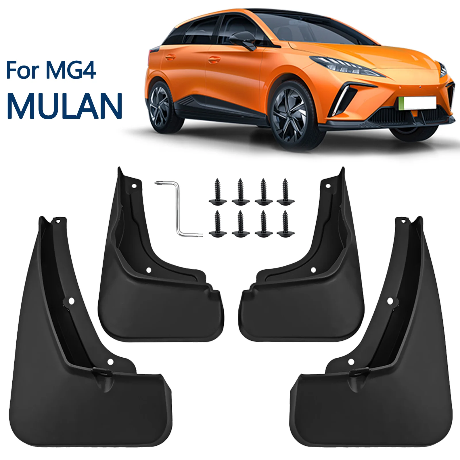 For MG4 Mulan 2023 MG 4 2022 Mud Flaps Splash Guard Mudguards Mud Flaps Front Rear Fender Auto Styling Car Accessories
For MG4 Mulan 2023 MG 4 2022 Mud Flaps Splash Guard Mudguards Mud Flaps Front Rear Fender Auto Styling Car Accessories