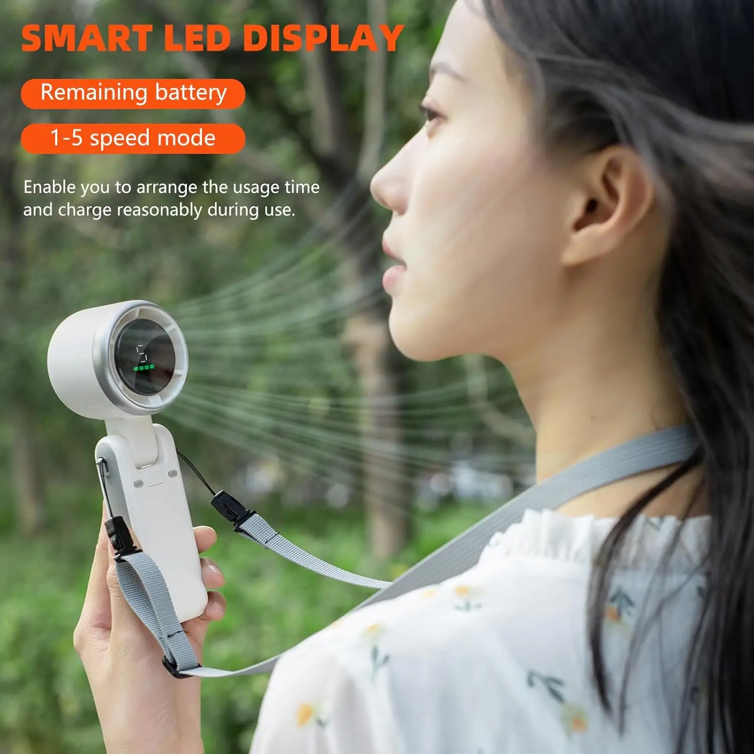 Handheld Portable Turbo Mini Fan With 3600mAh Rechargeable Battery, LED Display, 180 Foldable 3 In 1 Personal Fan With 5 Speeds
Handheld Portable Turbo Mini Fan With 3600mAh Rechargeable Battery, LED Display, 180 Foldable 3 In 1 Personal Fan With 5 Speeds