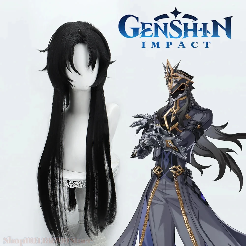 New 2025 Genshin Impact II Capitano Cosplay Wig Adult Unisex Black Long Hair Wig Clothing Accessory Halloween Carnival Prop
New 2025 Genshin Impact II Capitano Cosplay Wig Adult Unisex Black Long Hair Wig Clothing Accessory Halloween Carnival Prop