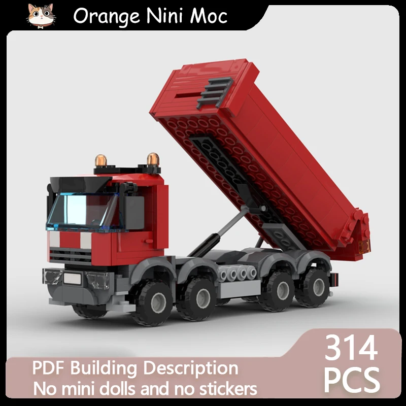 City Engineering Car Model MOC Building Bricks Red Tipper Truck Modular Technology Gifts Holiday Assemble Children Toys Suit
City Engineering Car Model MOC Building Bricks Red Tipper Truck Modular Technology Gifts Holiday Assemble Children Toys Suit