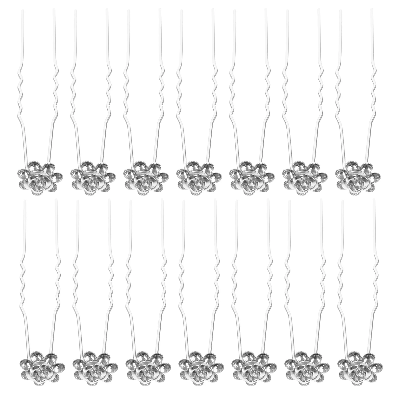 20Pcs Rose Hairpins Bridal Wedding Accessories Rhinestone Hair Clips Elegant Bride Hair Jewelry Wedding Accessories for Bride
20Pcs Rose Hairpins Bridal Wedding Accessories Rhinestone Hair Clips Elegant Bride Hair Jewelry Wedding Accessories for Bride